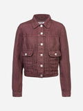 Dotty Leinenjacke bordeaux Bild 1