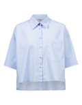 Perlina Poplin Bluse sky Bild 1
