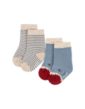 2-er Pack Hai Ripp-Socken shark Bild 1
