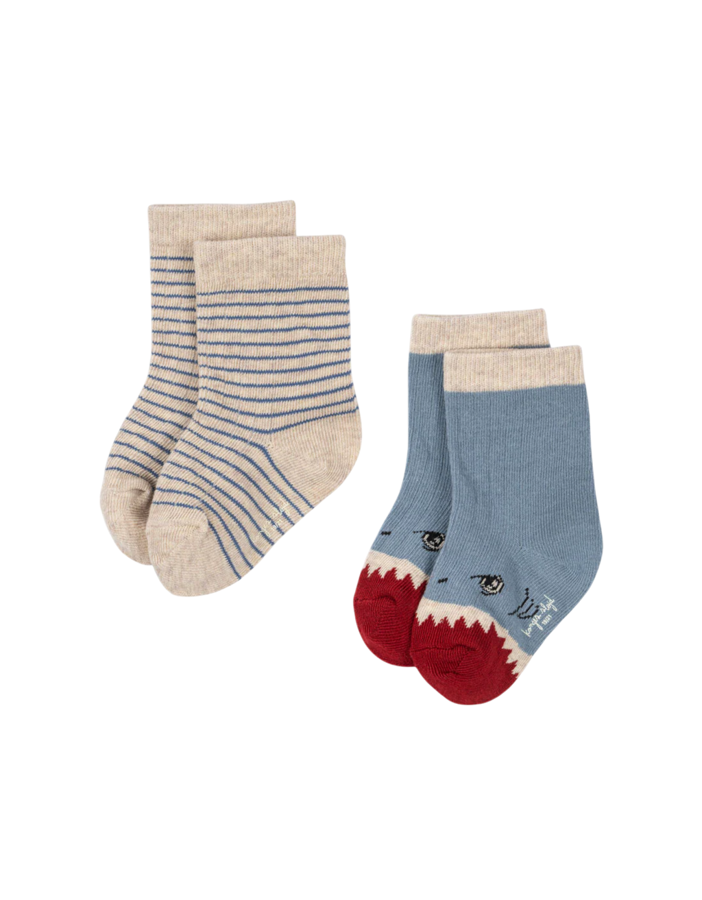 2-er Pack Hai Ripp-Socken shark Bild 2
