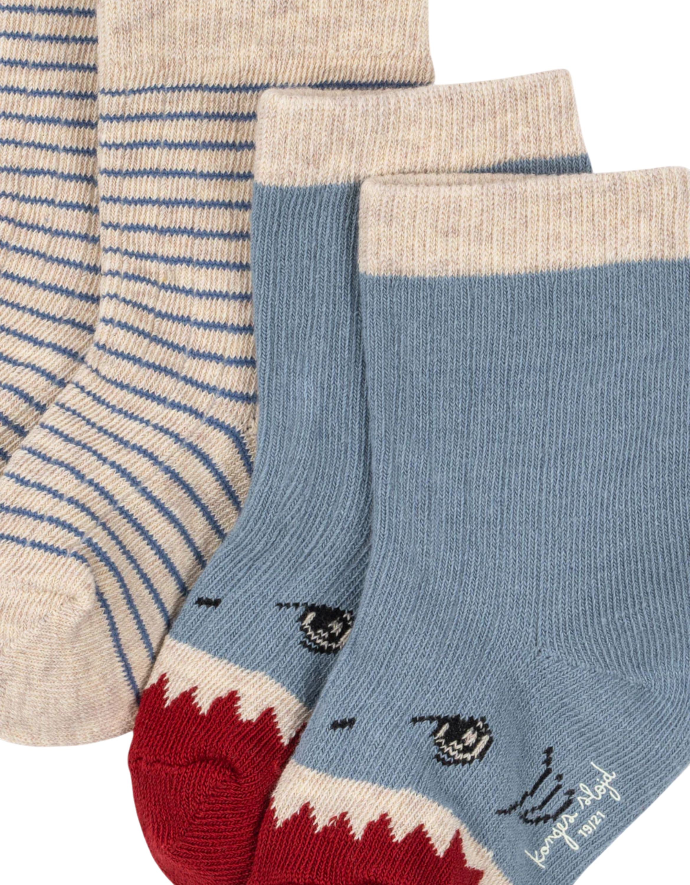 2-er Pack Hai Ripp-Socken shark Bild 3