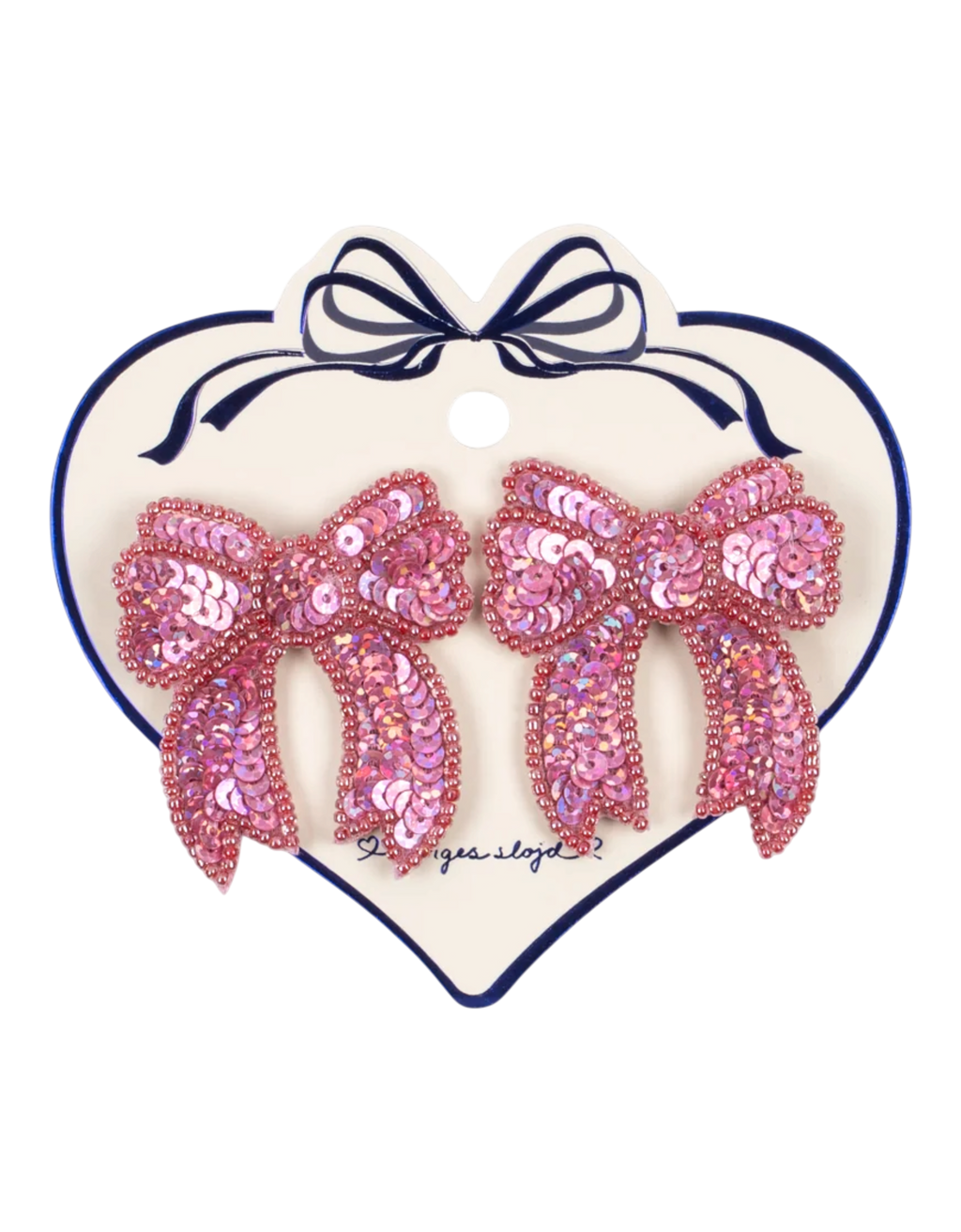 2-er Pack Pailletten-Haarspangen Rapture Rose Bild 1