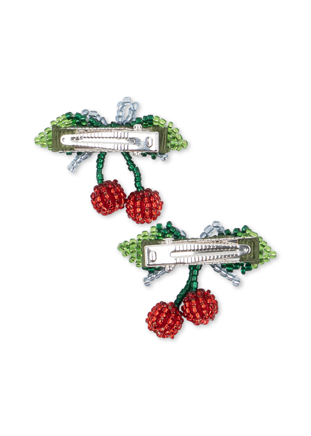 2-er Pack Perlen-Haarspangen Cherry Bild 3