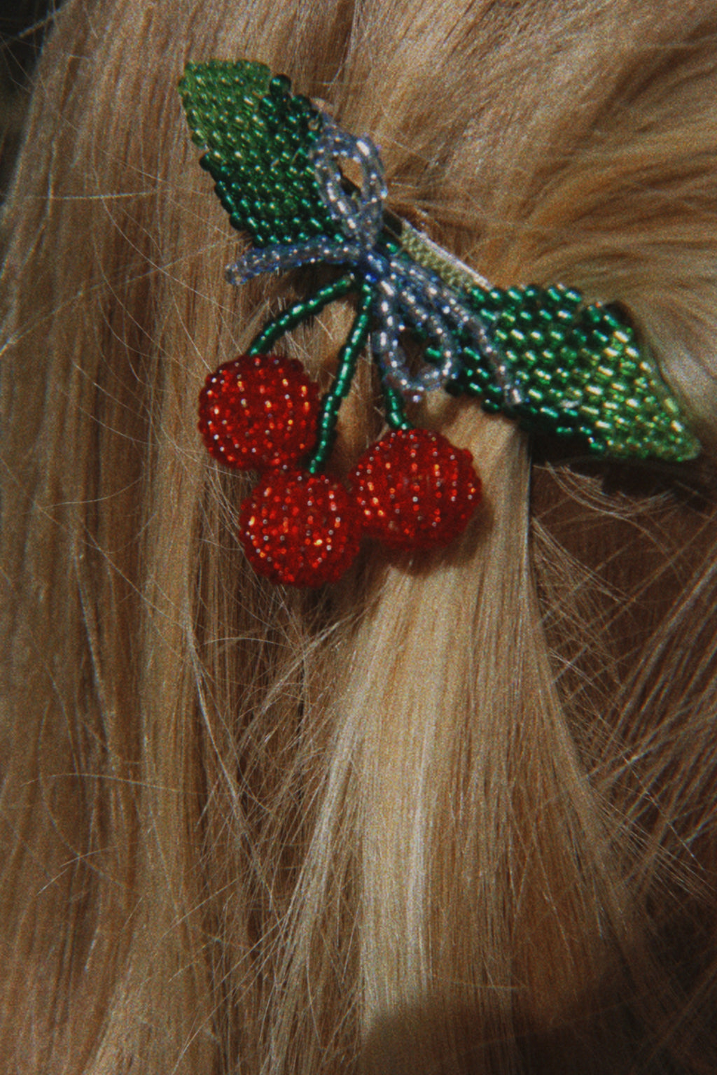 2-er Pack Perlen-Haarspangen Cherry Bild 6