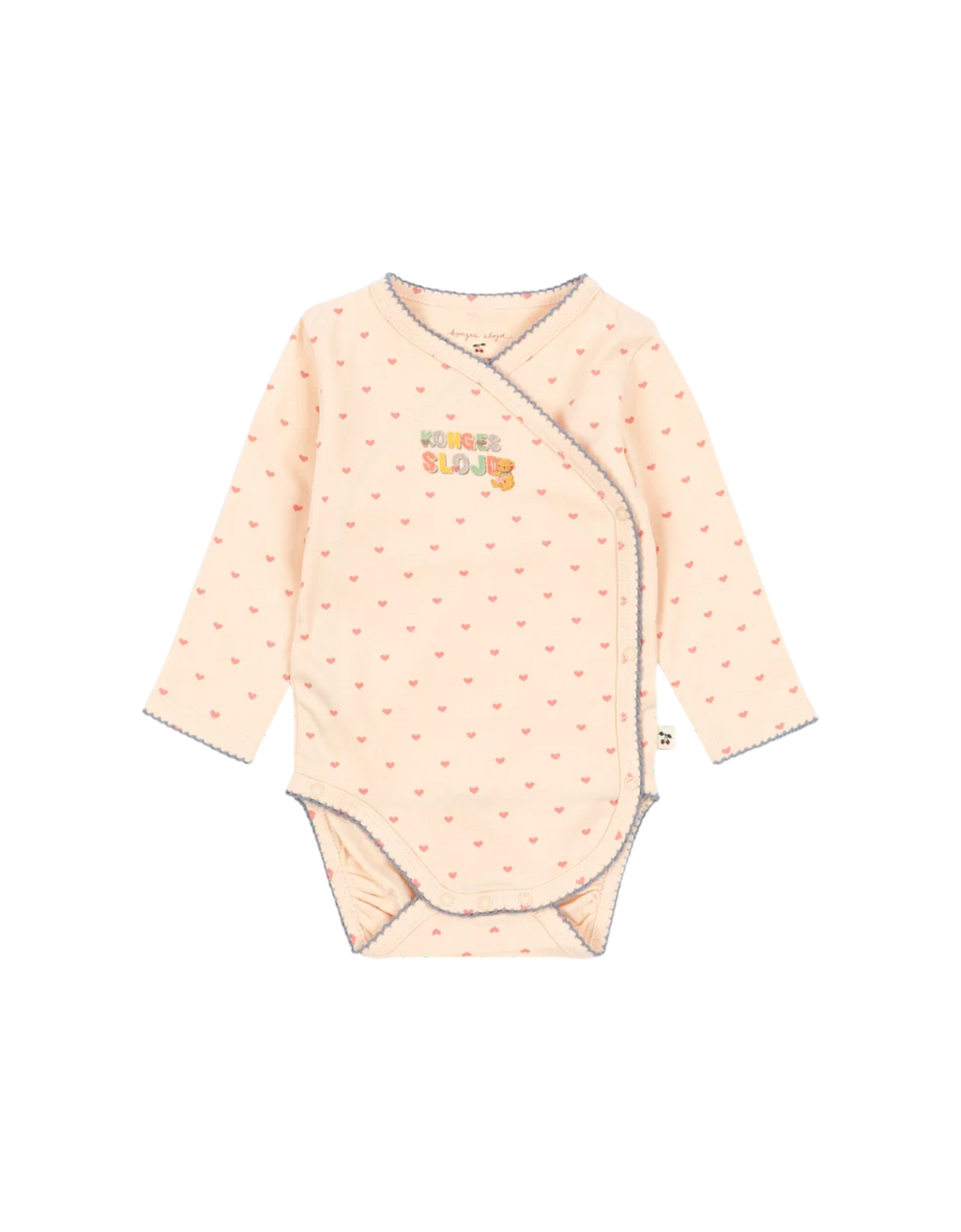 Babybody Langarm Teddy Coeur Bild 1