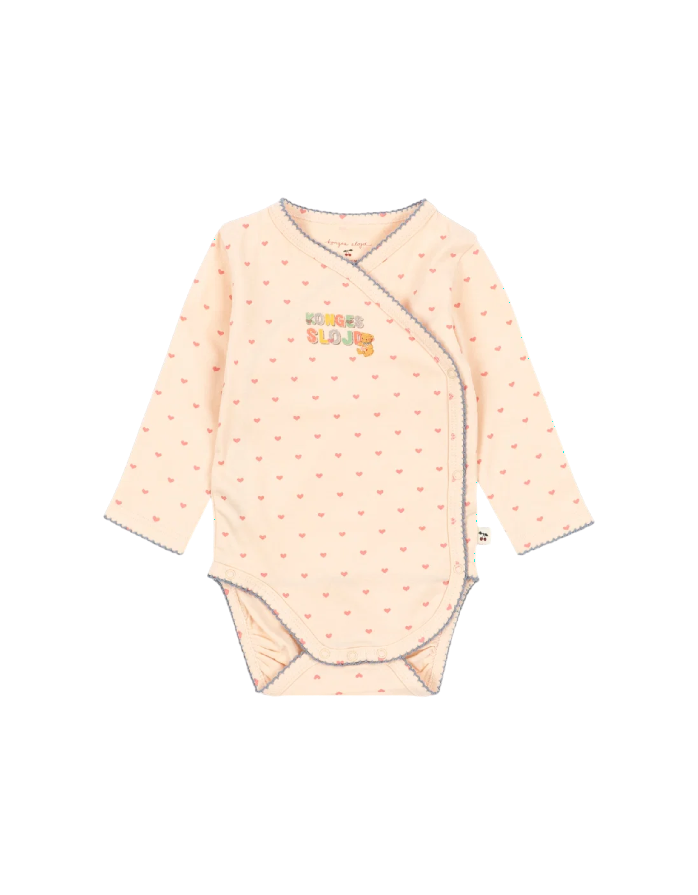 Babybody Langarm Teddy Coeur Bild 1
