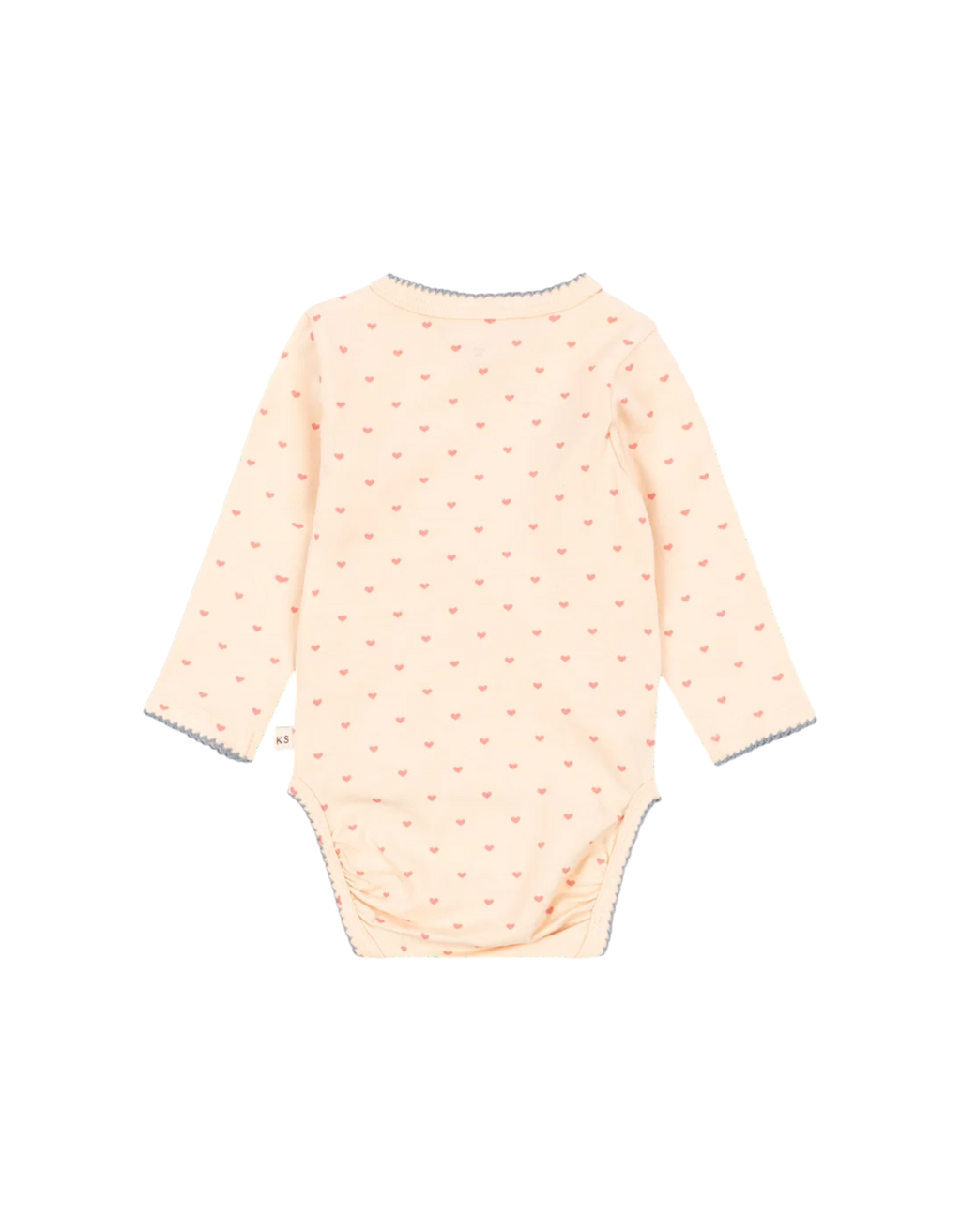 Babybody Langarm Teddy Coeur Bild 2