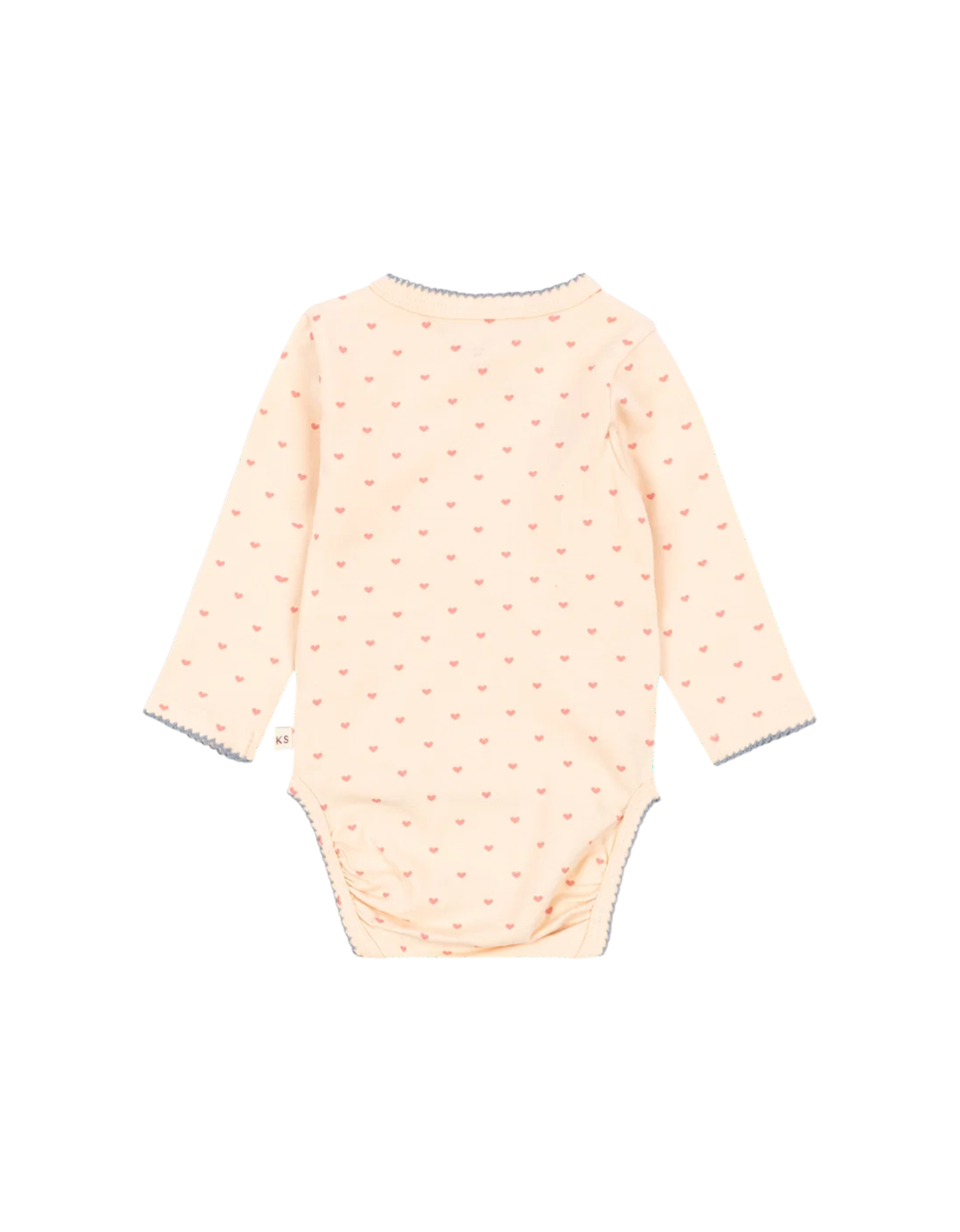 Babybody Langarm Teddy Coeur Bild 2
