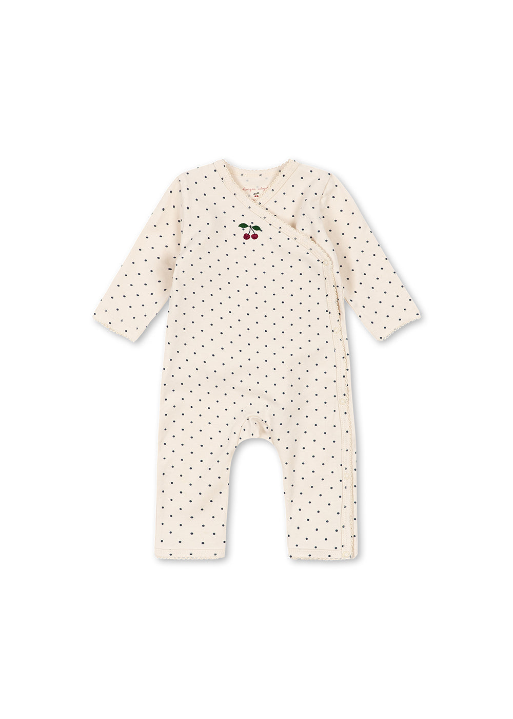 Basic Baby-Strampler Blue Dot Bild 1