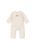 Basic Baby-Strampler Blue Dot Bild 1