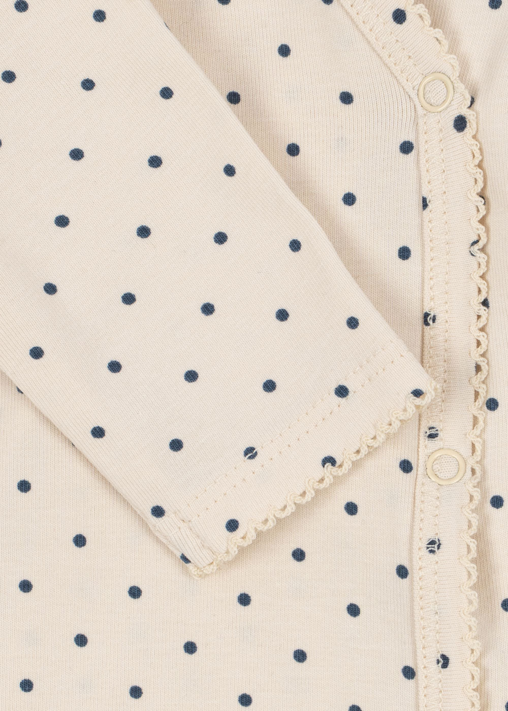 Basic Langarm Babybody Blue Dot Bild 3