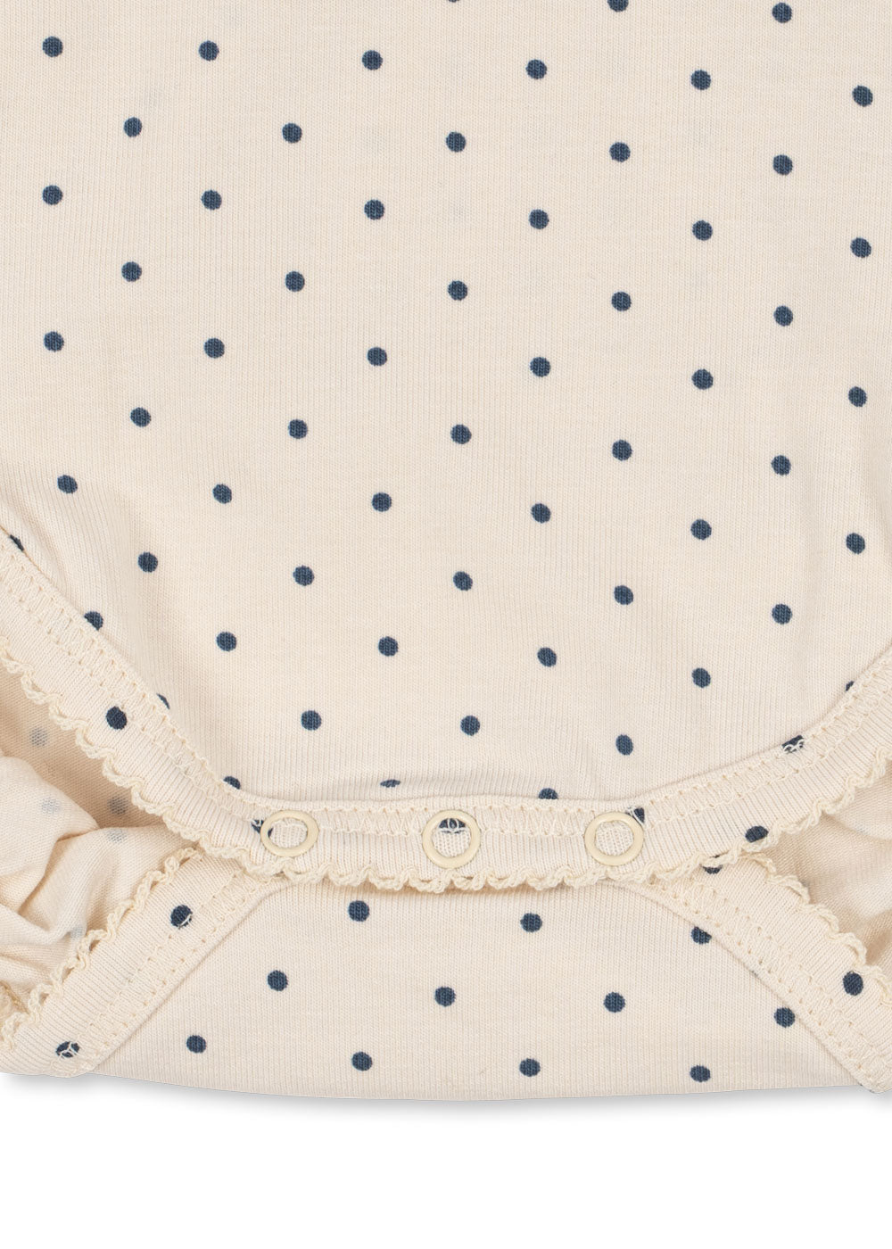 Basic Langarm Babybody Blue Dot Bild 4