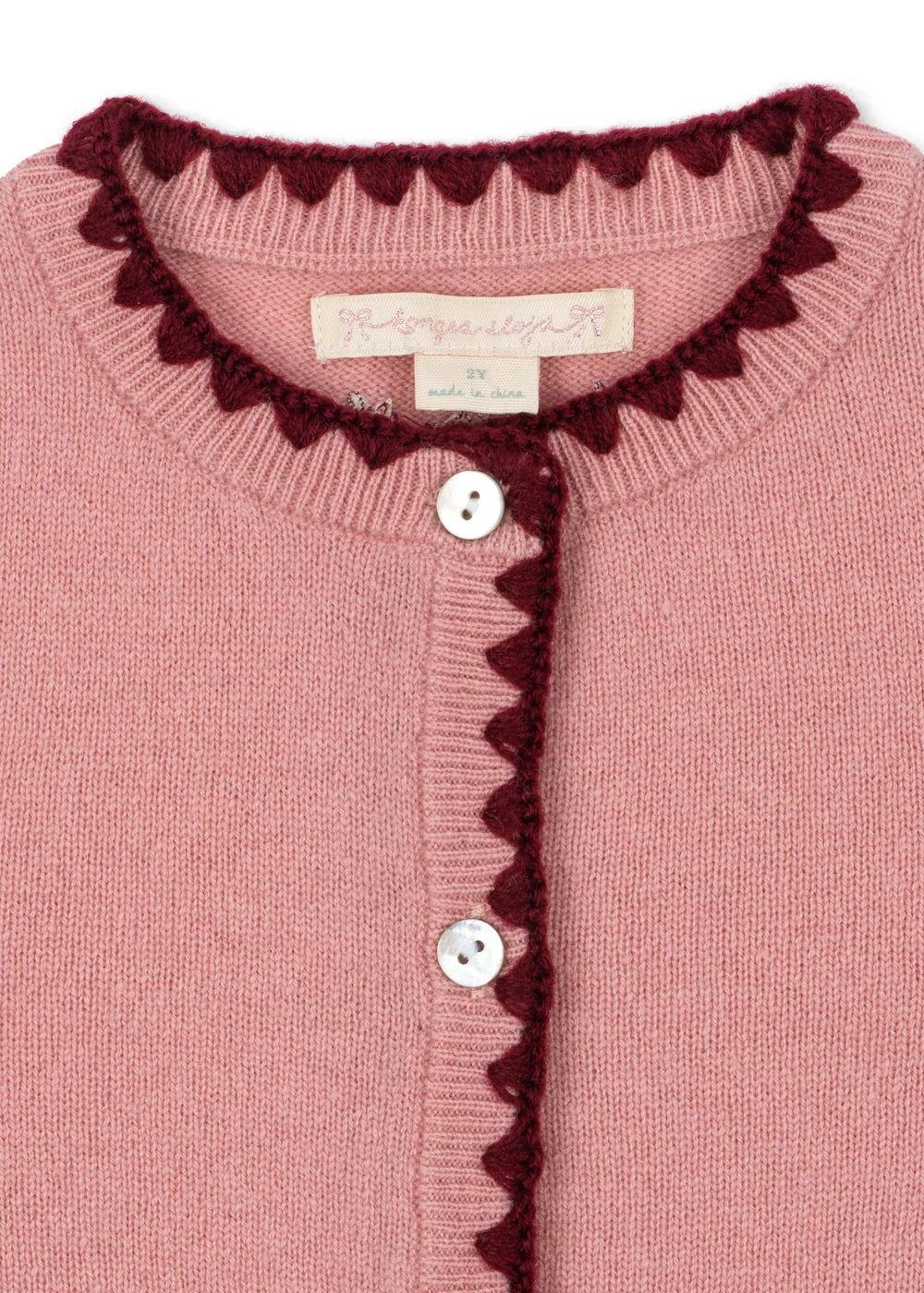 Collette Cardigan Pale Blush Bild 3