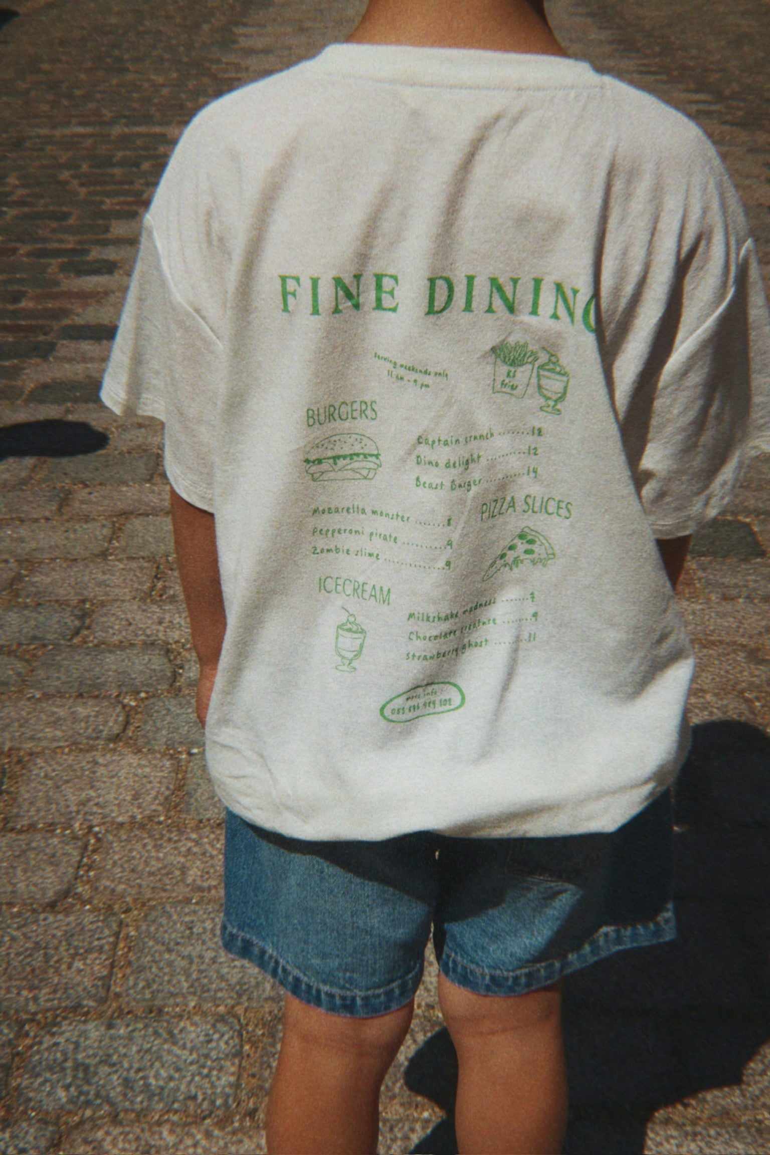 Era T-Shirt white/Fine Dinin Bild 5