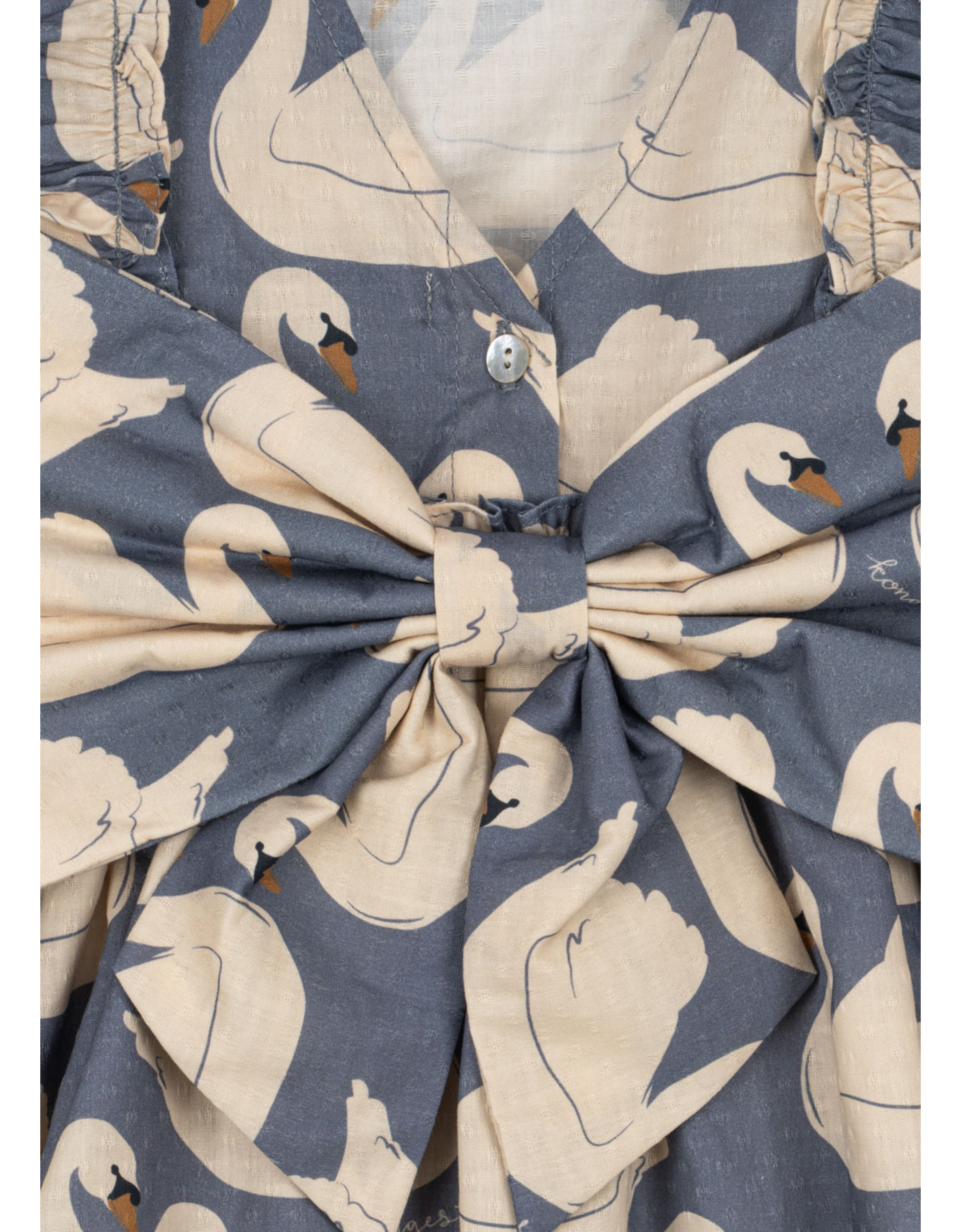 Evia Schleifen-Kleid Swan Bild 3