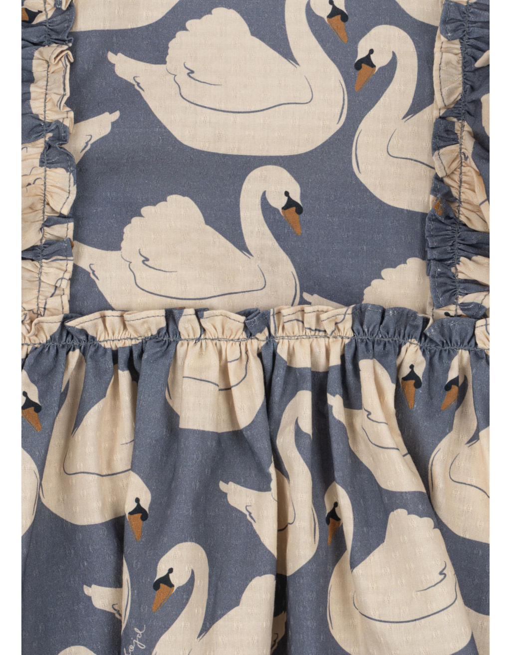 Evia Schleifen-Kleid Swan Bild 5