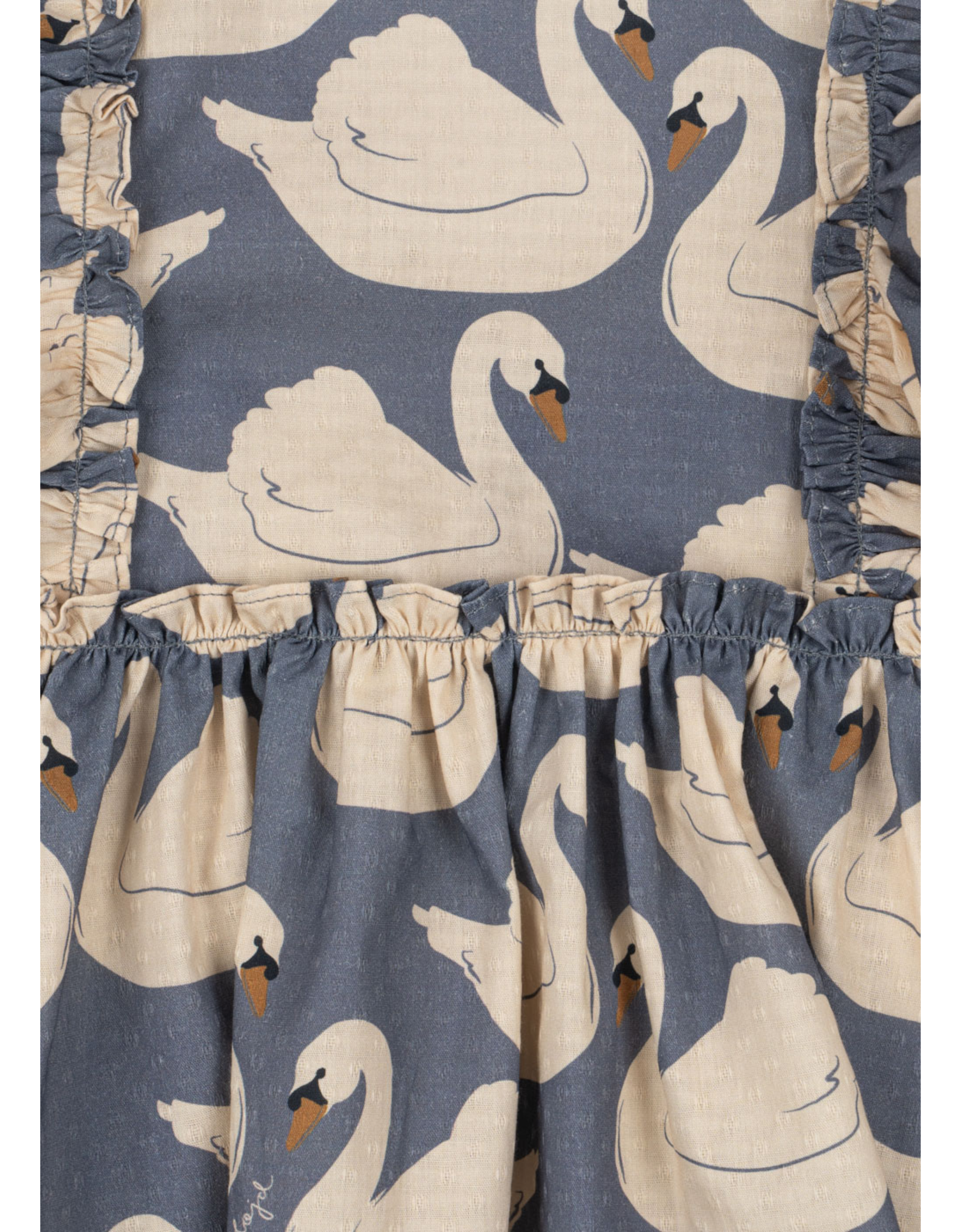 Evia Schleifen-Kleid Swan Bild 5