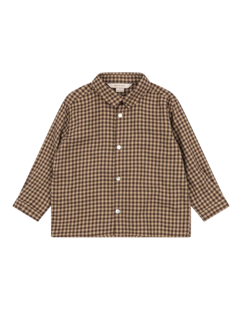 Foret Langarmshirt Chocolate Check Bild 1