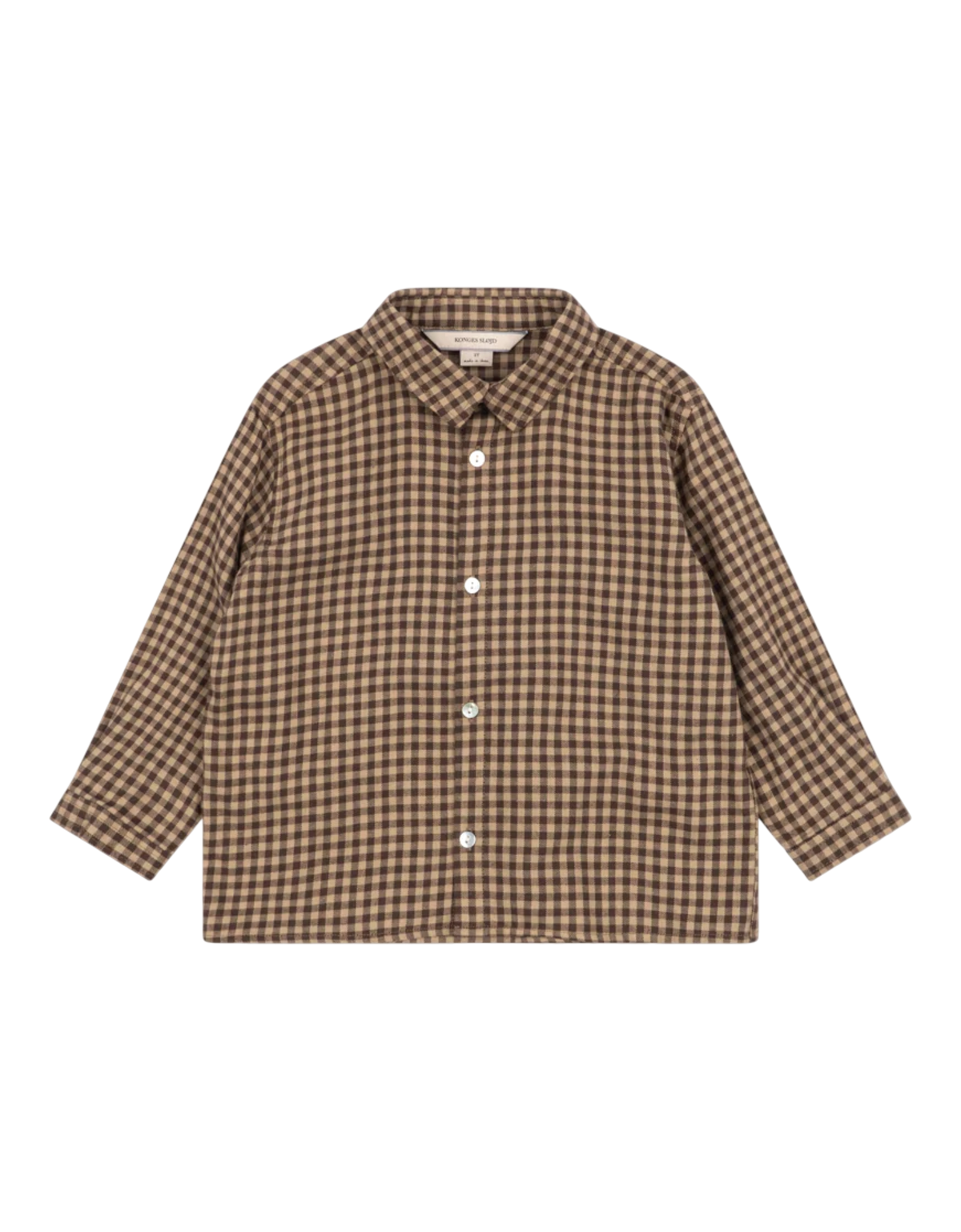 Foret Langarmshirt Chocolate Check Bild 1
