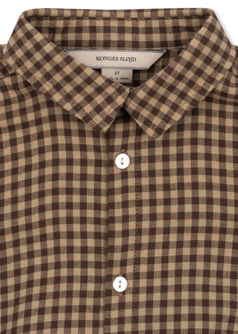 Foret Langarmshirt Chocolate Check Bild 3