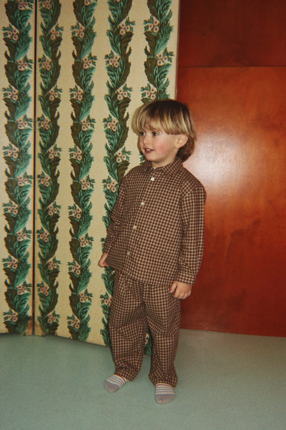 Foret Langarmshirt Chocolate Check Bild 6