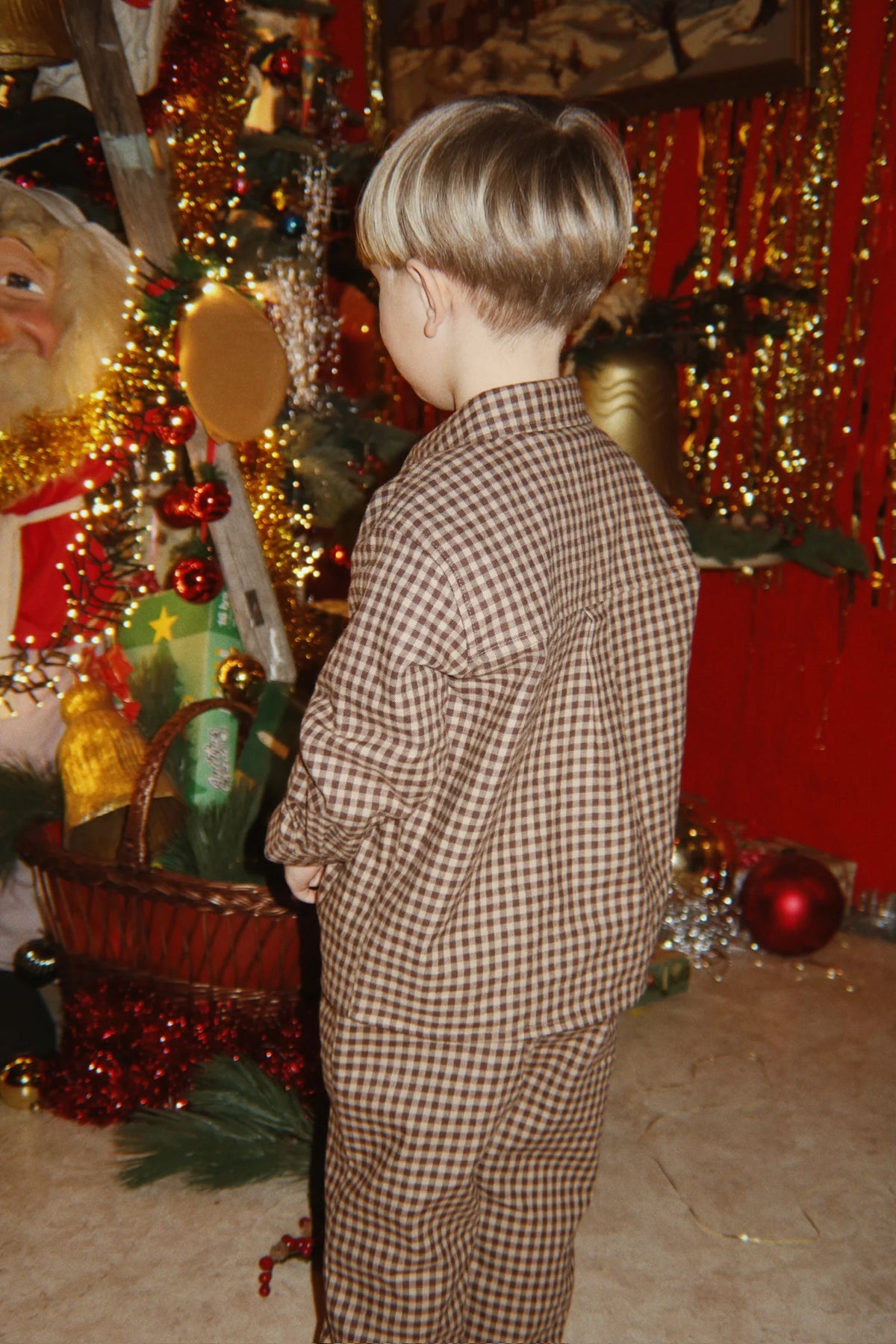 Foret Langarmshirt Chocolate Check Bild 7