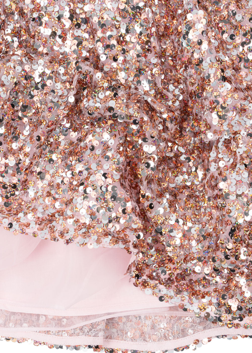 Lila Pailletten-Kleid Grey Rosa Bild 5