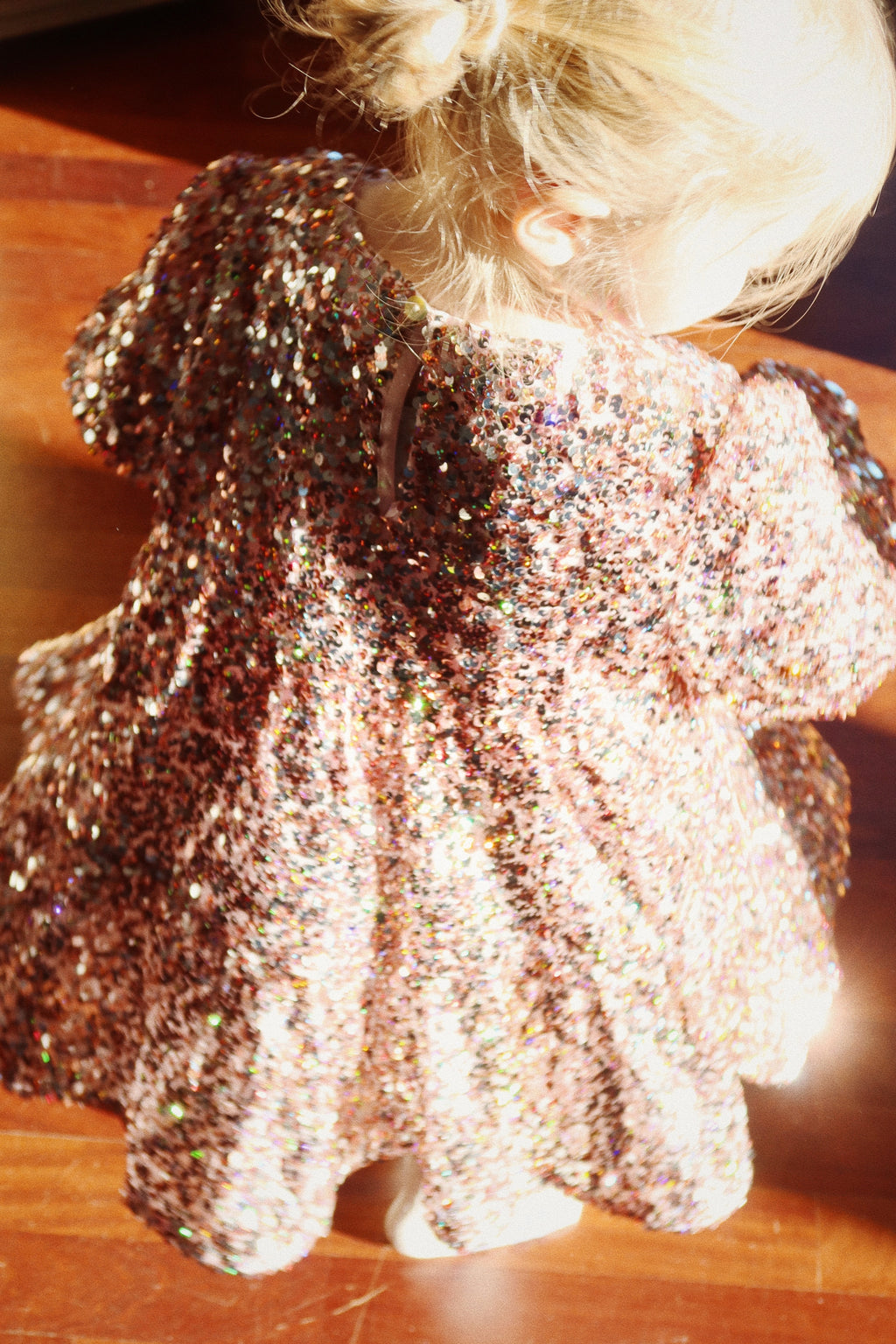 Lila Pailletten-Kleid Grey Rosa Bild 8