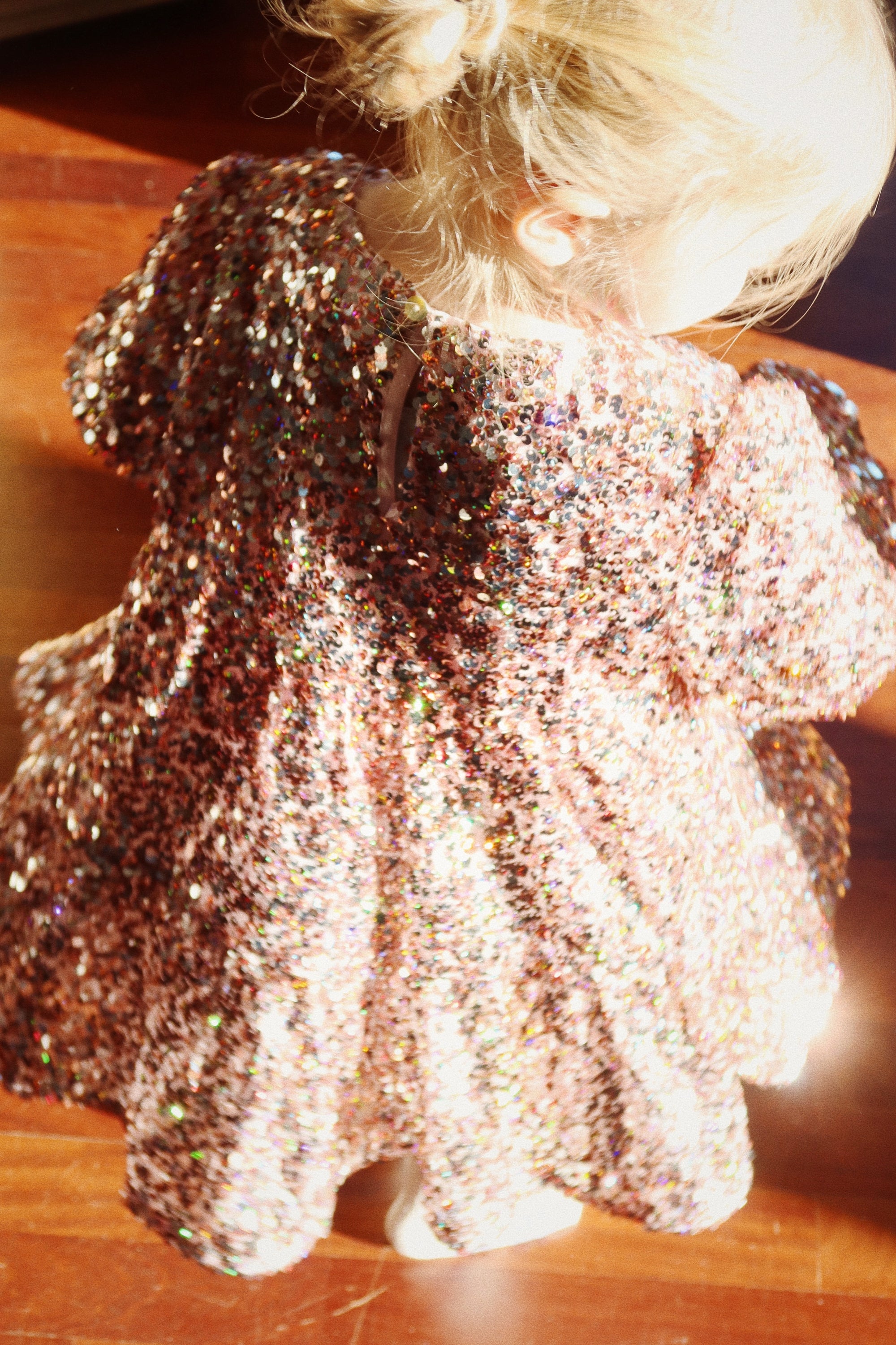 Lila Pailletten-Kleid Grey Rosa Bild 8
