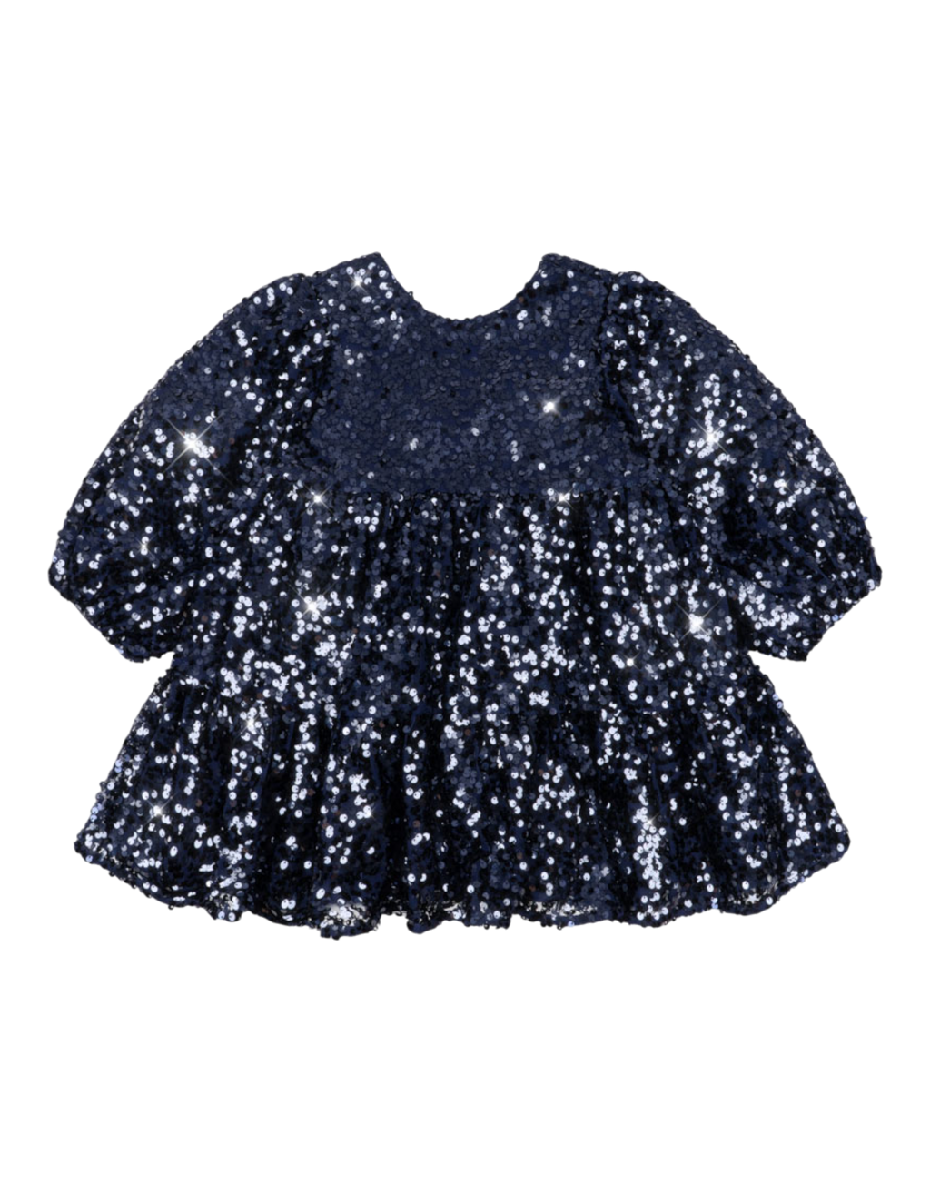 Lila Pailletten-Schleifen-Kleid Total Eclipse Bild 1