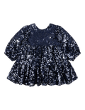 Lila Pailletten-Schleifen-Kleid Total Eclipse Bild 1