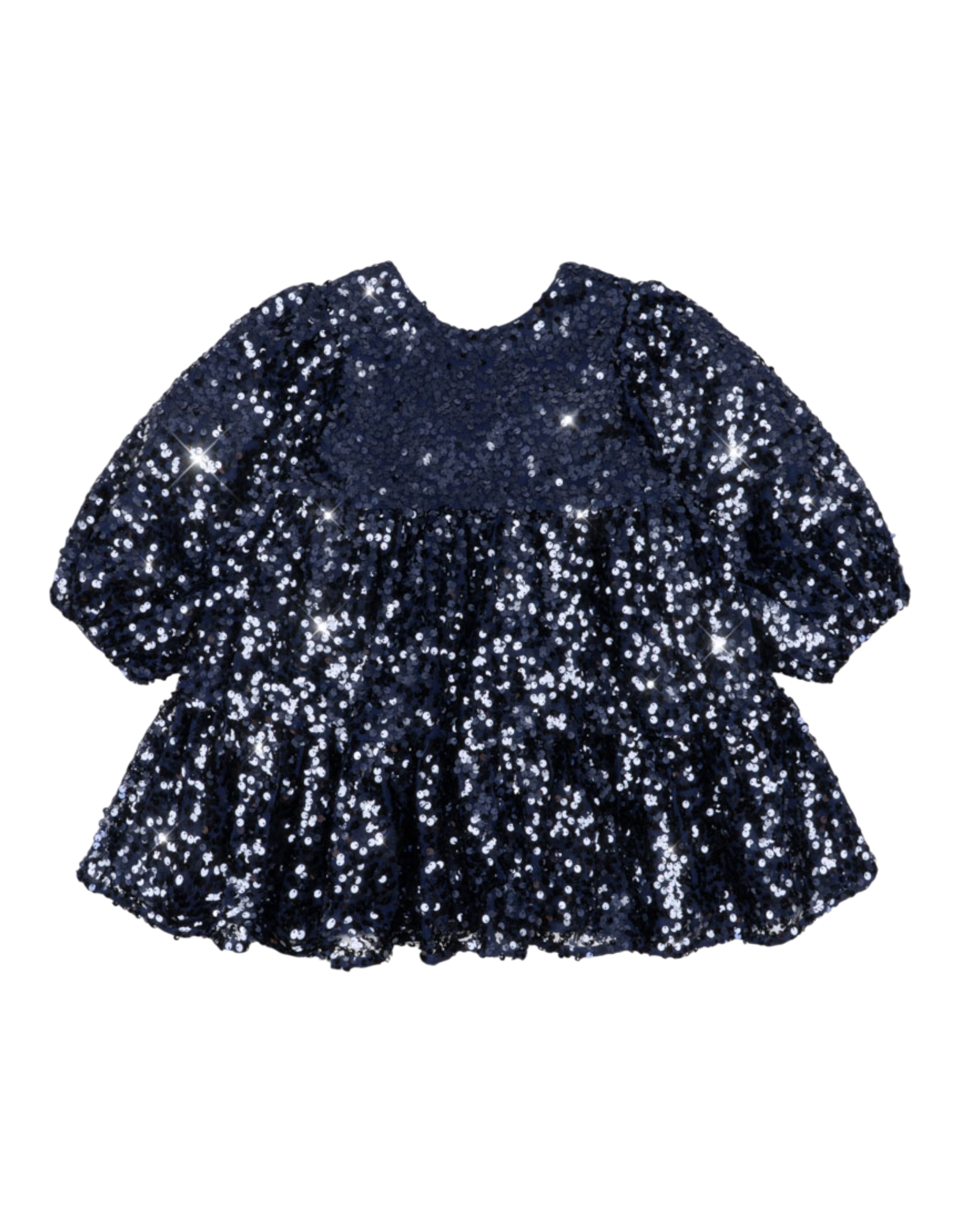 Lila Pailletten-Schleifen-Kleid Total Eclipse Bild 1
