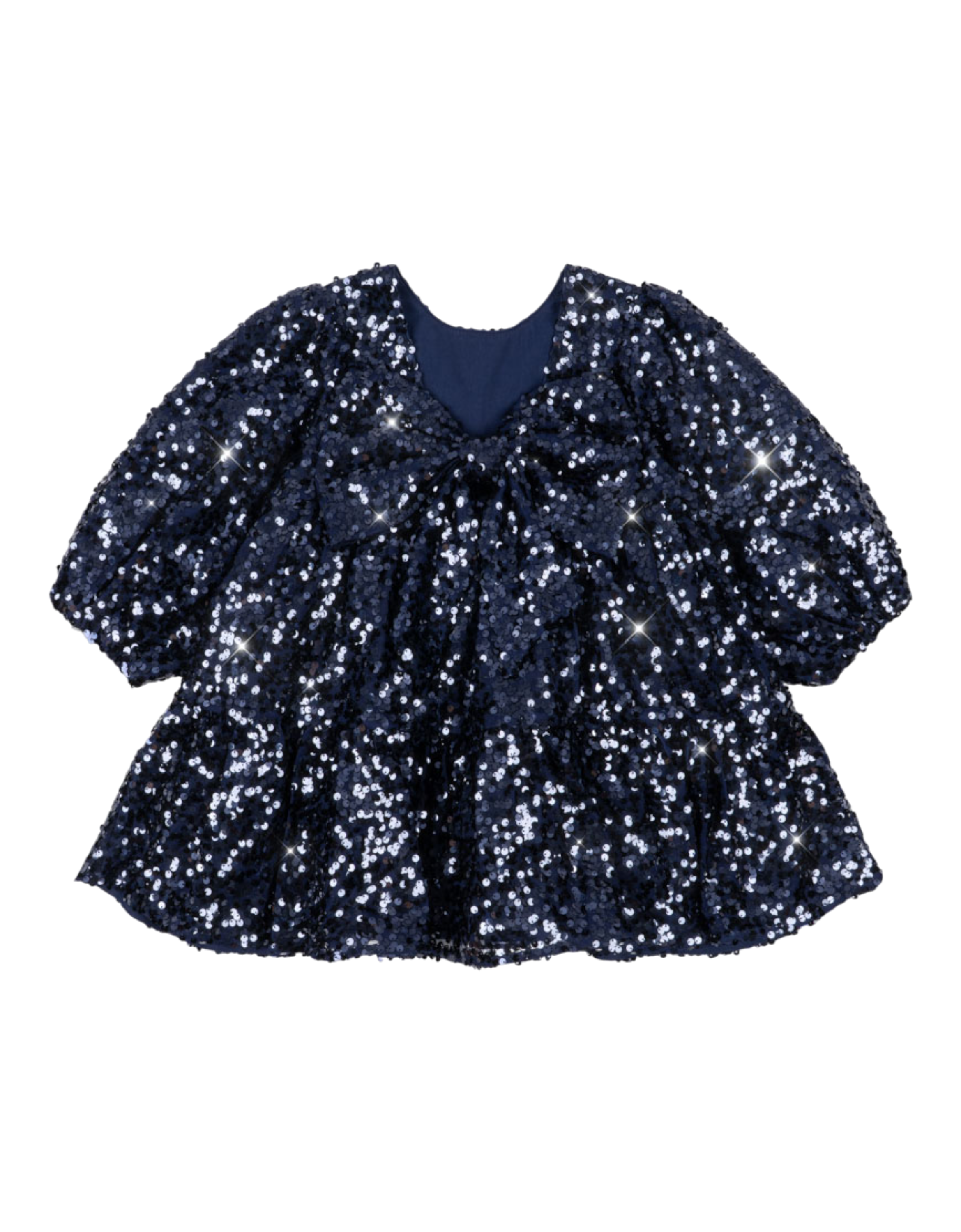 Lila Pailletten-Schleifen-Kleid Total Eclipse Bild 2