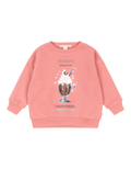 Lou Pailletten-Sweatshirt Peach Blossom Bild 1