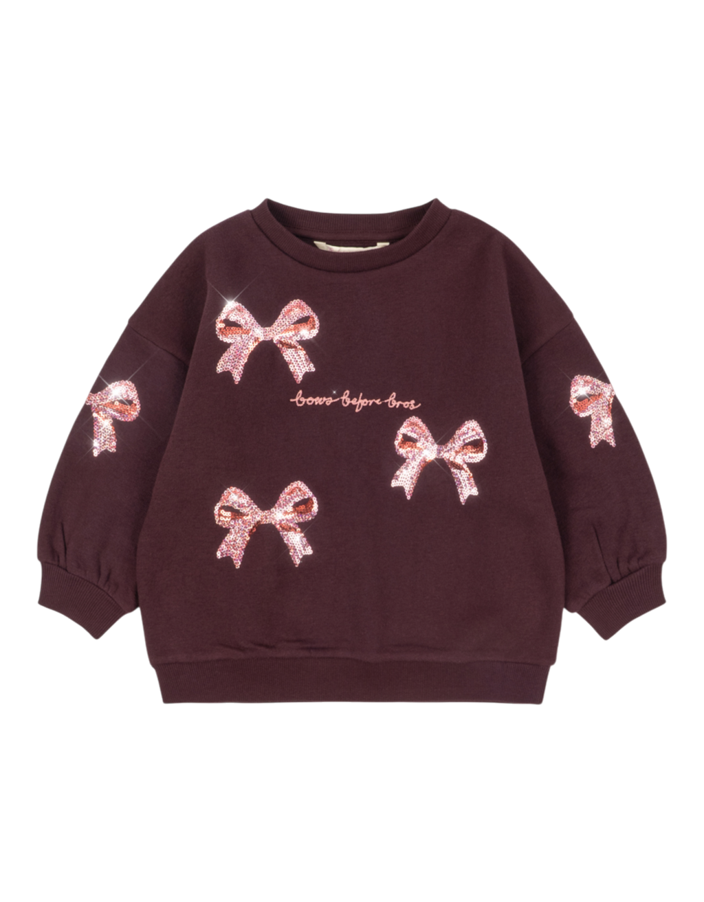 Lou Schleifen-Sweatshirt Decadent Chocolate Bild 1