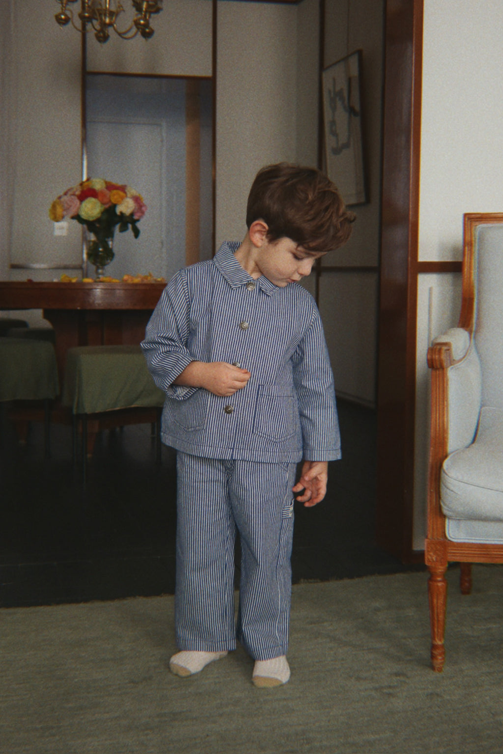 Luc Hose Blue Stripe Bild 7