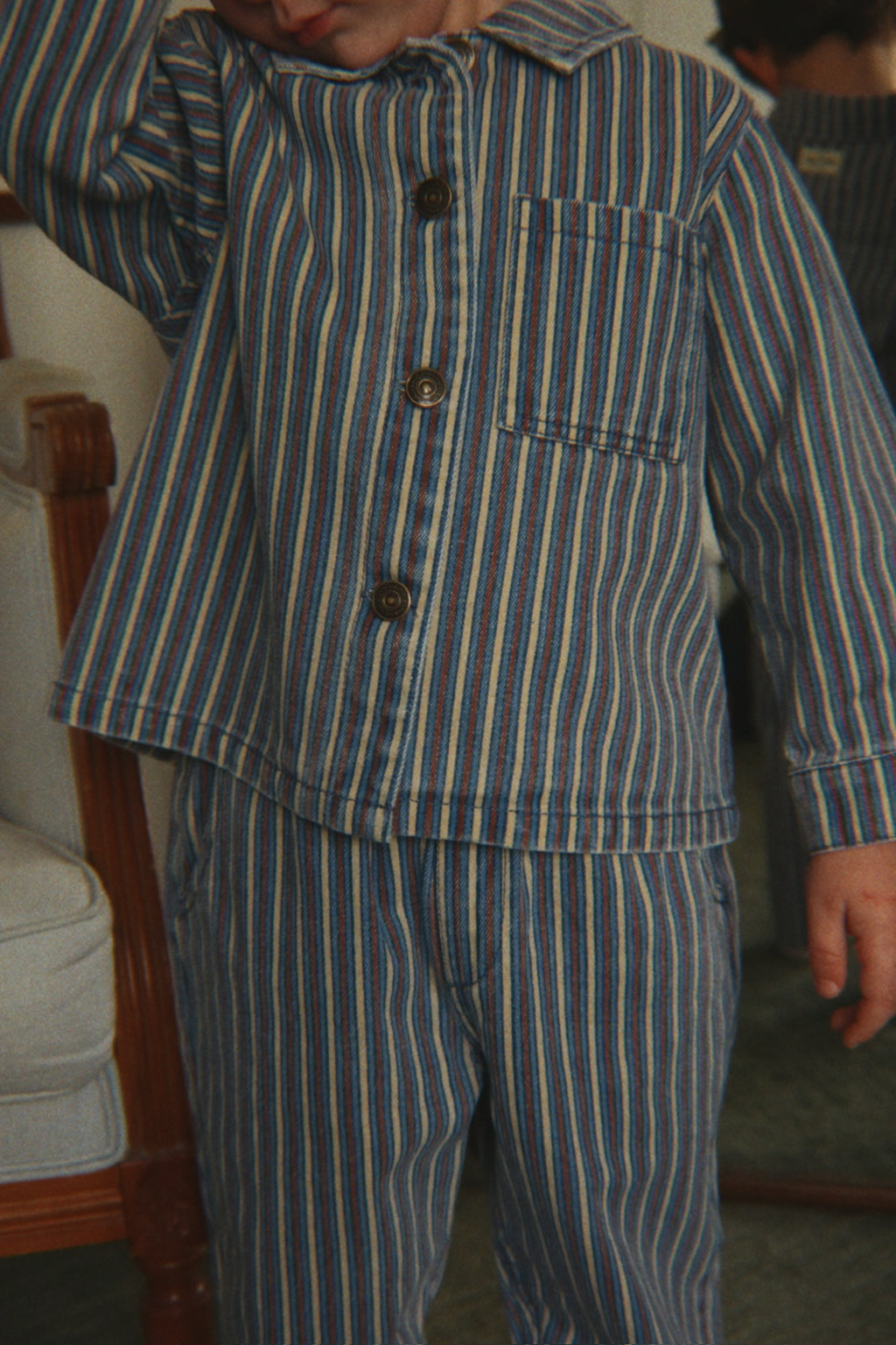 Magot Hose Tricolore Bleu Bild 7