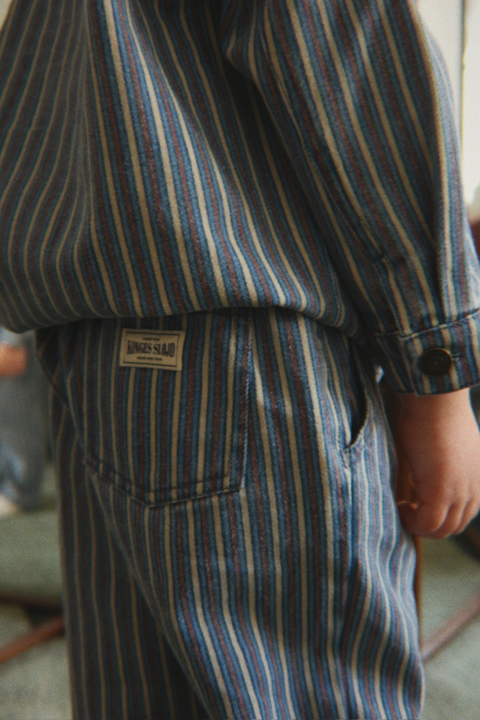 Magot Hose Tricolore Bleu Bild 8