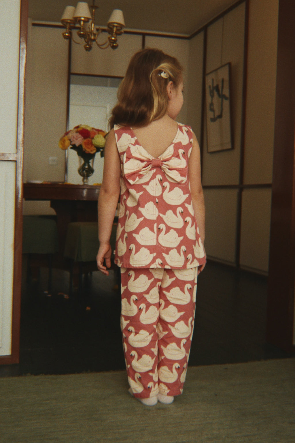 Magot Schleifen-Kleid Swan Rose Bild 7