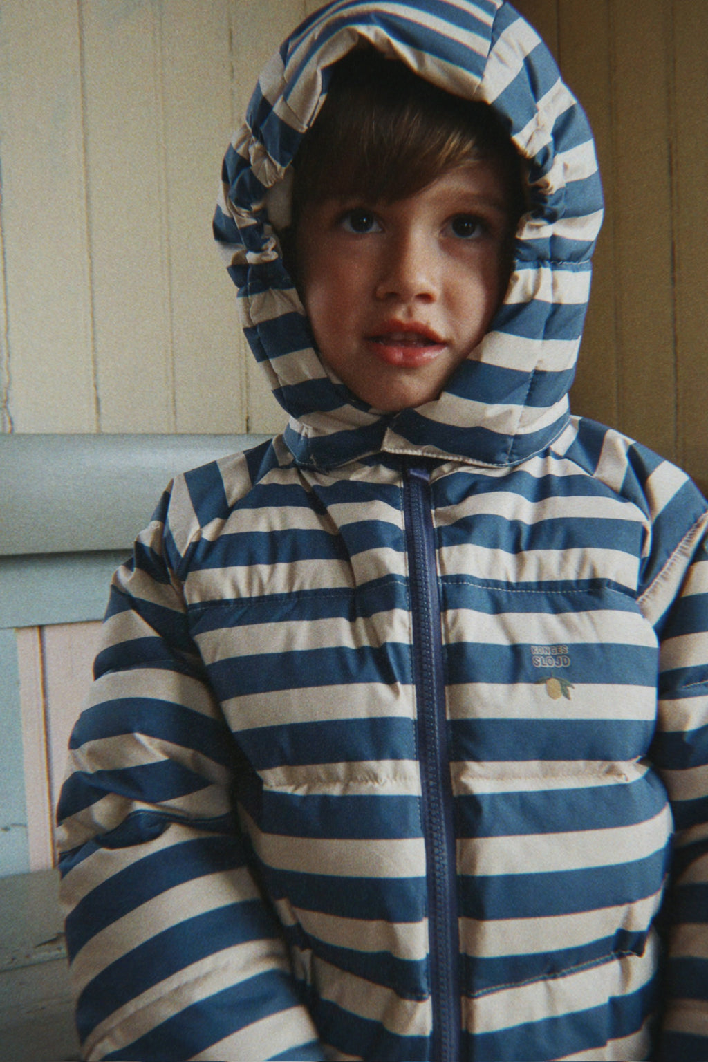 Nuka Jacke Bleu Noir Stripe Bild 7