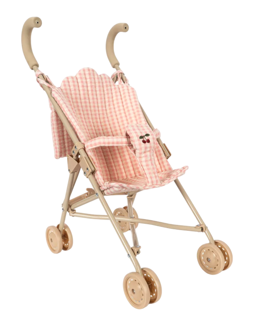 Poppy Puppenkinderwagen-Set Pink Check Bild 5
