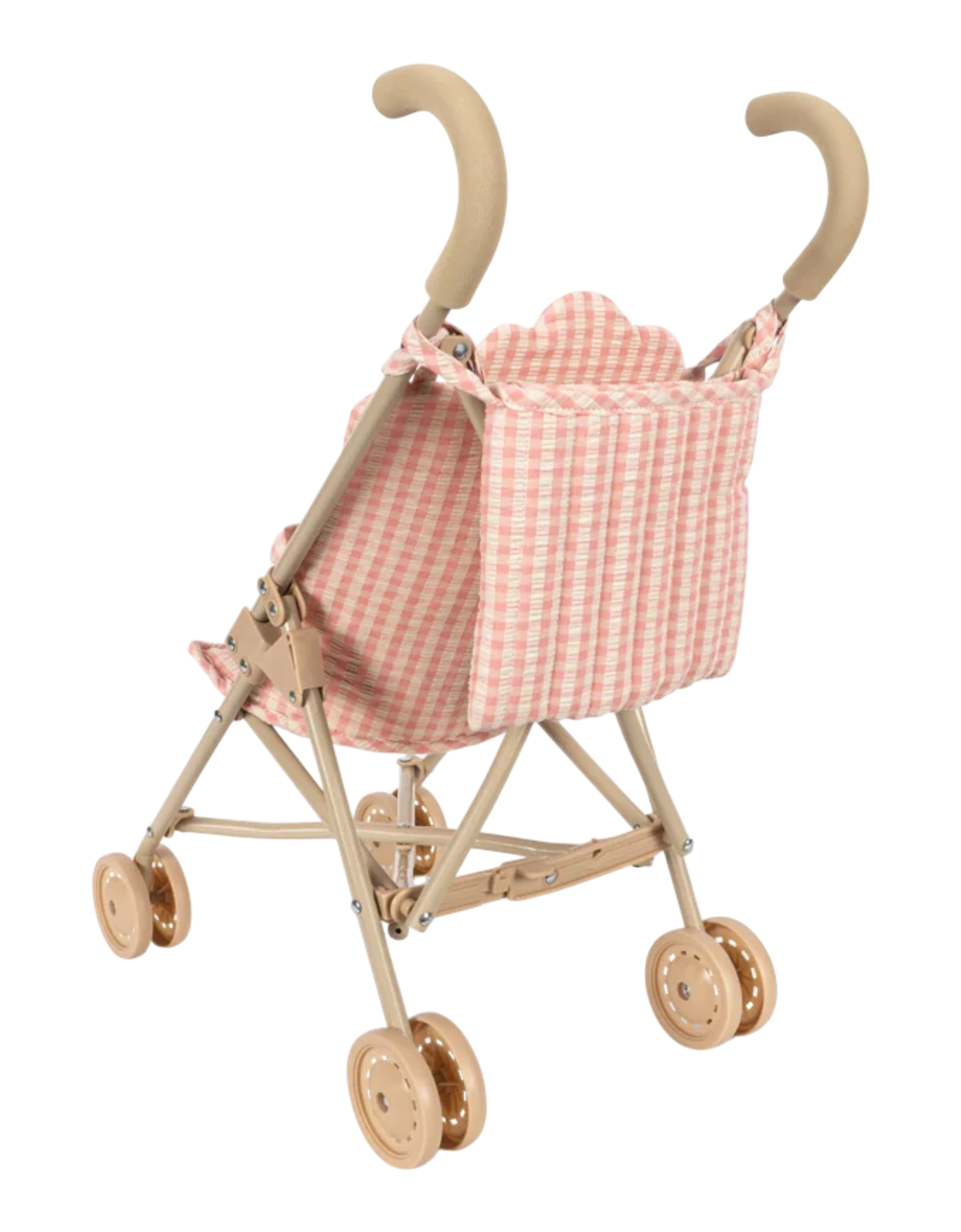 Poppy Puppenkinderwagen-Set Pink Check Bild 6