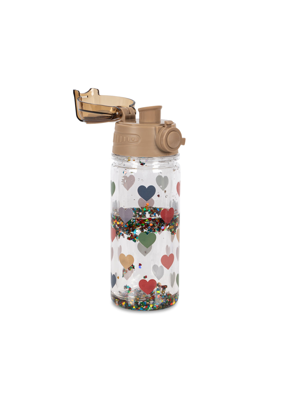 Trinkflasche mit Glitzer Coeur Colore Bild 2