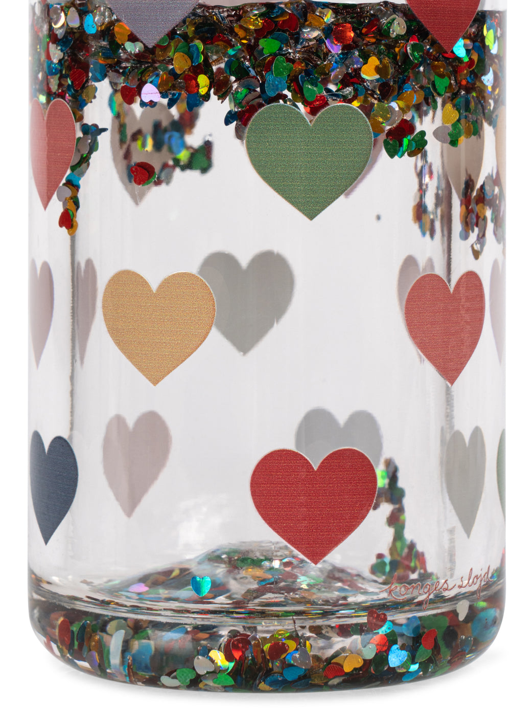 Trinkflasche mit Glitzer Coeur Colore Bild 3