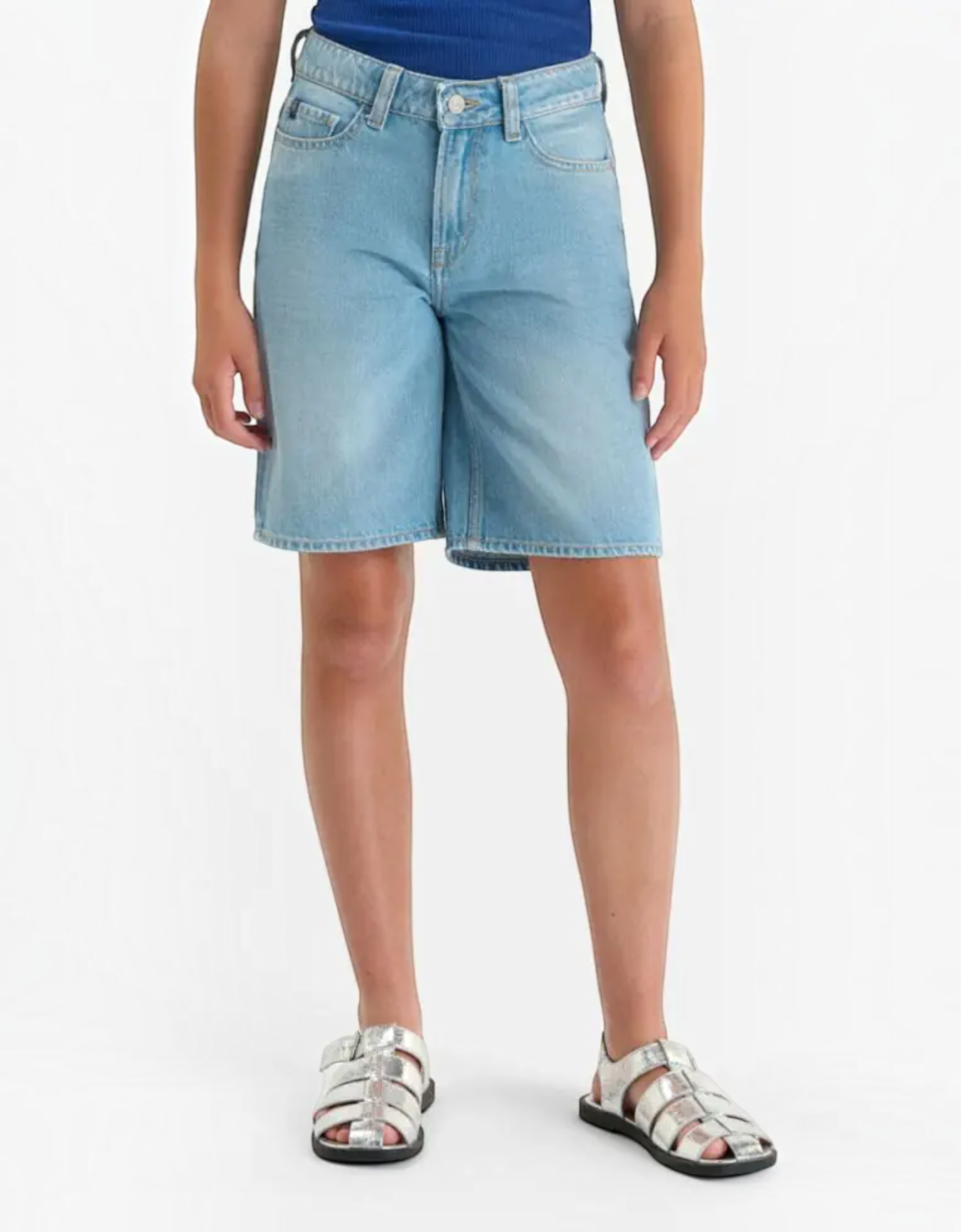 Jeans-Shorts Bourdon blau Bild 2