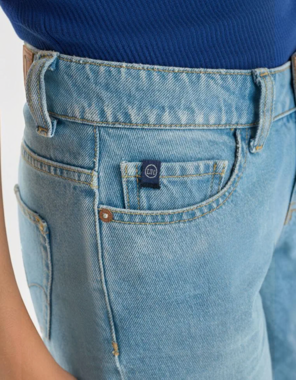 Jeans-Shorts Bourdon blau Bild 4
