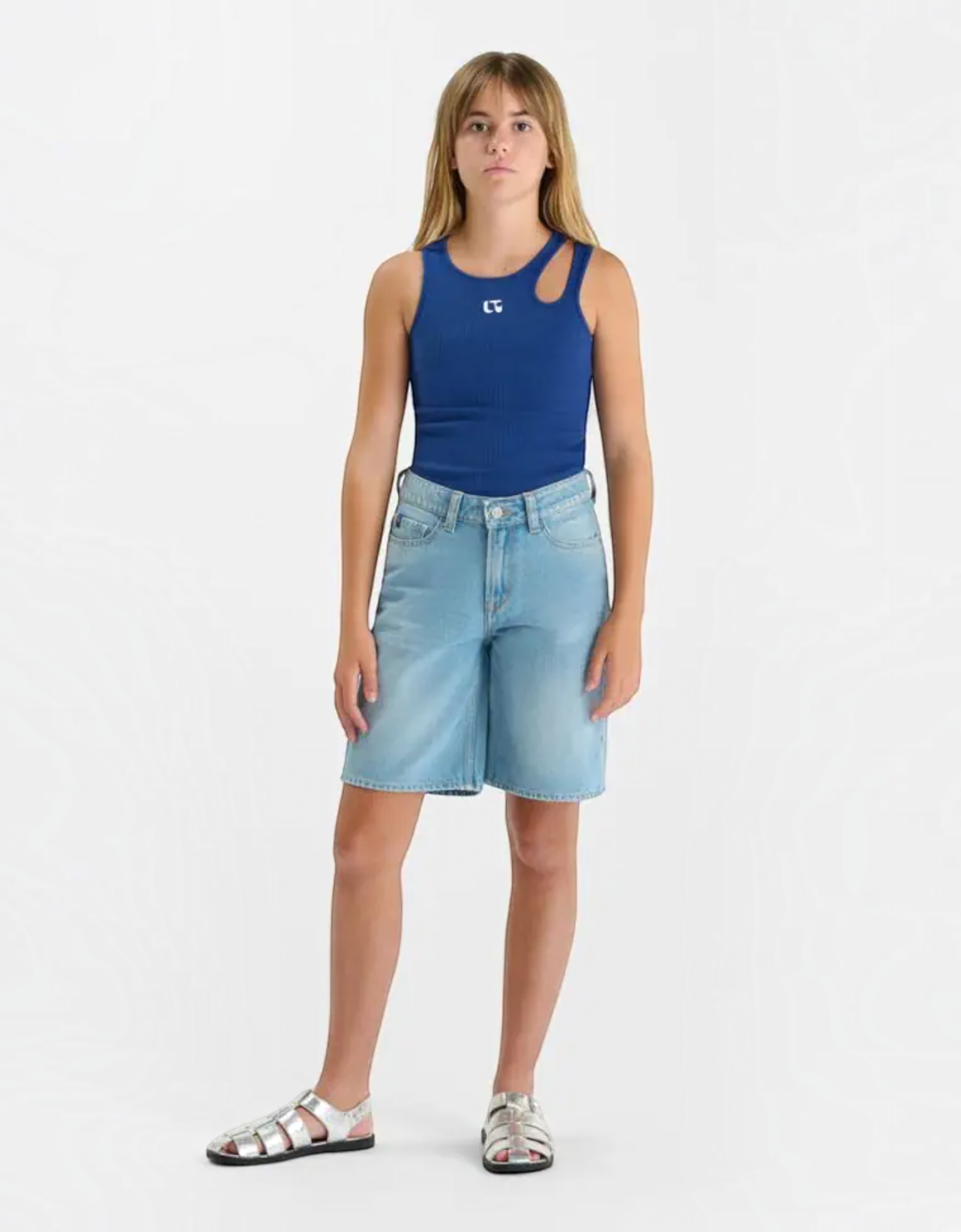 Jeans-Shorts Bourdon blau Bild 6