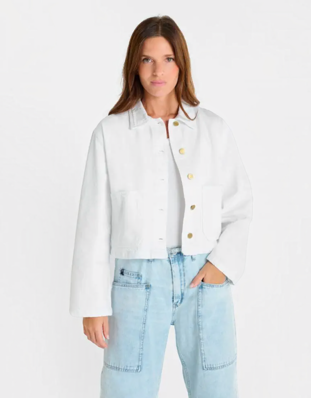 Jeansjacke Aksel WHITE Bild 2