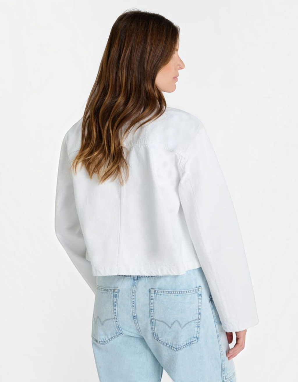 Jeansjacke Aksel WHITE Bild 3