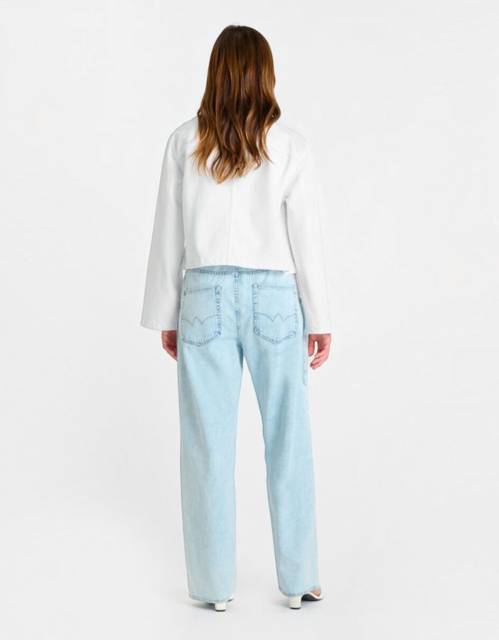 Jeansjacke Aksel WHITE Bild 7
